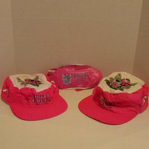 Circus Circus Las Vegas Casino Pink White Blue Hip Pack Painter Hat Bundle